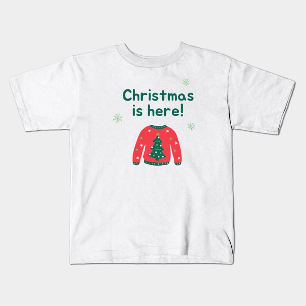 Merry Xmas Funny Gift Kids T-Shirt by François Belchior